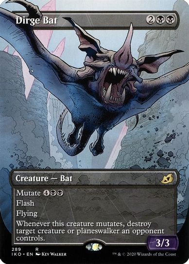 Dirge Bat (Showcase) (289) [Ikoria: Lair of Behemoths]