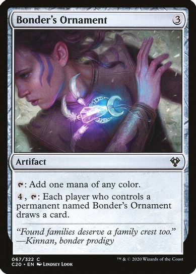 Bonder's Ornament (67) [Commander 2020]