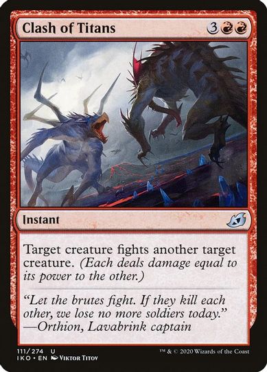 Clash of Titans (111) [Ikoria: Lair of Behemoths]