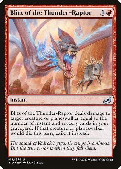 Blitz of the Thunder-Raptor (109) [Ikoria: Lair of Behemoths]