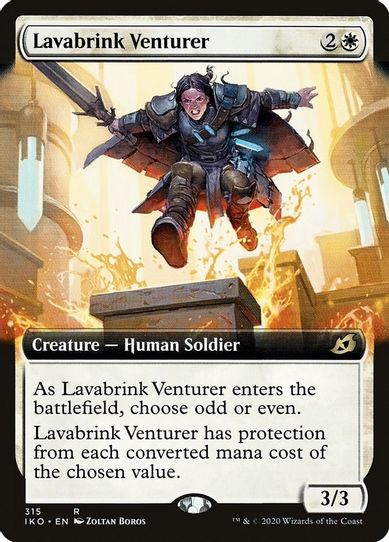 Lavabrink Venturer (Extended Art) (315) [Ikoria: Lair of Behemoths]