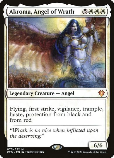 Akroma, Angel of Wrath (73) [Commander 2020]