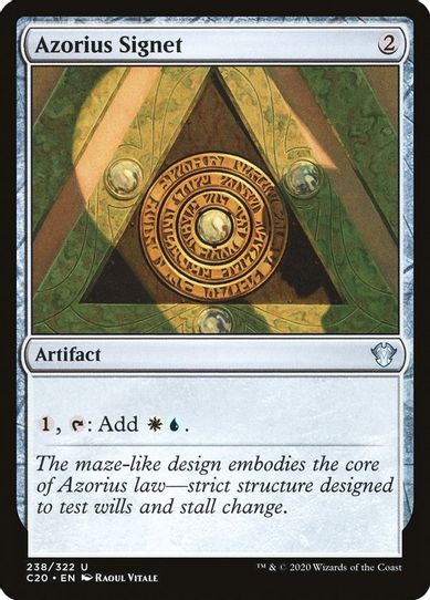 Azorius Signet (238) [Commander 2020]
