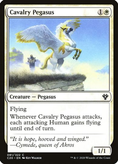 Cavalry Pegasus (81) [Commander 2020]