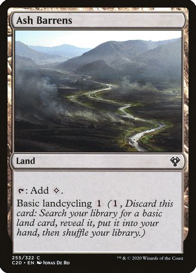 Ash Barrens (255) [Commander 2020]