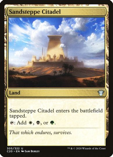 Sandsteppe Citadel (305) [Commander 2020]
