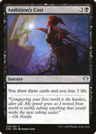 Ambition's Cost (129) [Commander 2020]