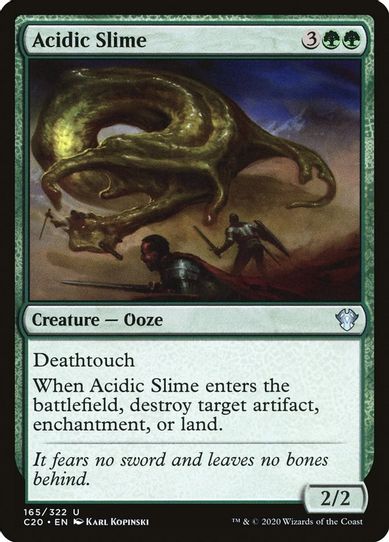 Acidic Slime (165) [Commander 2020]