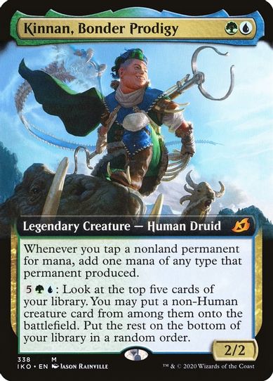 Kinnan, Bonder Prodigy (Extended Art) (338) [Ikoria: Lair of Behemoths]