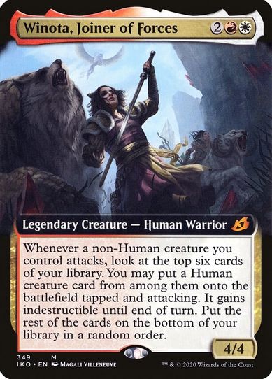Winota, Joiner of Forces (Extended Art) (349) [Ikoria: Lair of Behemoths]