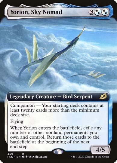 Yorion, Sky Nomad (Extended Art) (359) [Ikoria: Lair of Behemoths]