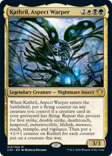 Kathril, Aspect Warper (Commander ) (10) [Oversize Cards]
