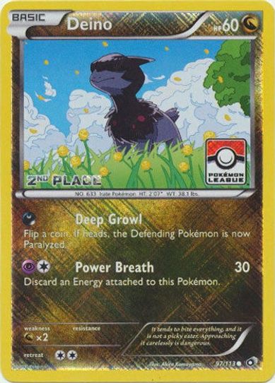 Deino 97/113 (League Promo) [2nd Place] [League & Championship Cards]