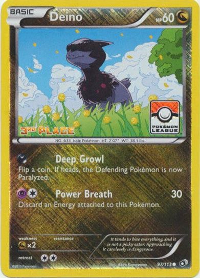 Deino 97/113 (League Promo) [3rd Place] [League & Championship Cards]