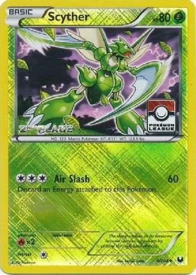 Scyther 4/108 (League Promo) [2nd Place] [League & Championship Cards]