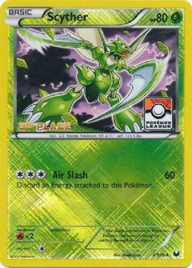 Scyther 4/108 (League Promo) [3rd Place] [League & Championship Cards]