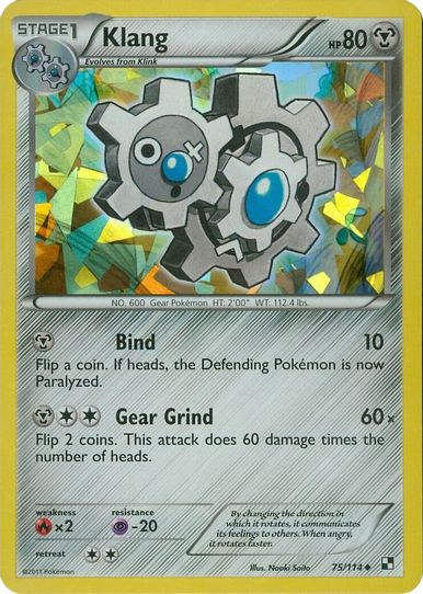 Klang (Cracked Ice Holo) (75/114) [Blister Exclusives]