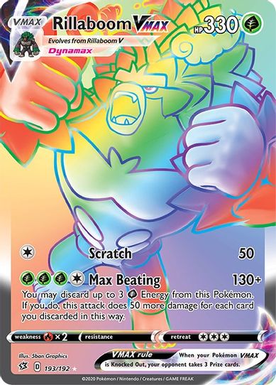 Rillaboom VMAX (Secret) (193/192) [Sword & Shield: Rebel Clash]