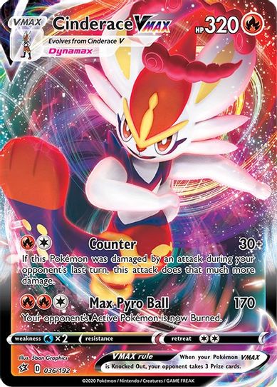 Cinderace VMAX (036/192) [Sword & Shield: Rebel Clash]