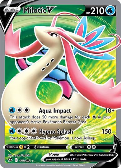 Milotic V (Full Art) (179/192) [Sword & Shield: Rebel Clash]