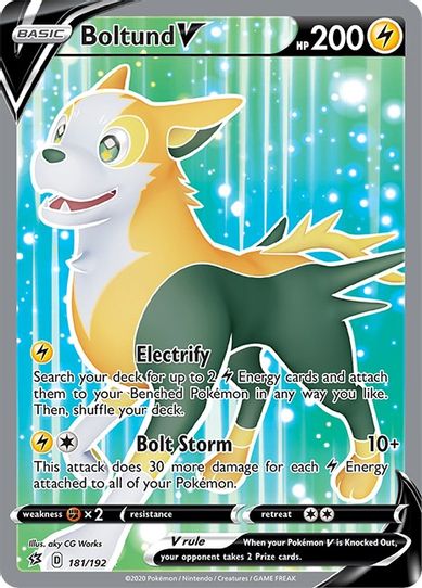 Boltund V (Full Art) (181/192) [Sword & Shield: Rebel Clash]