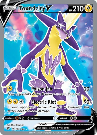 Toxtricity V (Full Art) (182/192) [Sword & Shield: Rebel Clash]