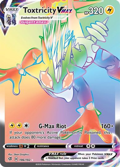 Toxtricity VMAX (Secret) (196/192) [Sword & Shield: Rebel Clash]