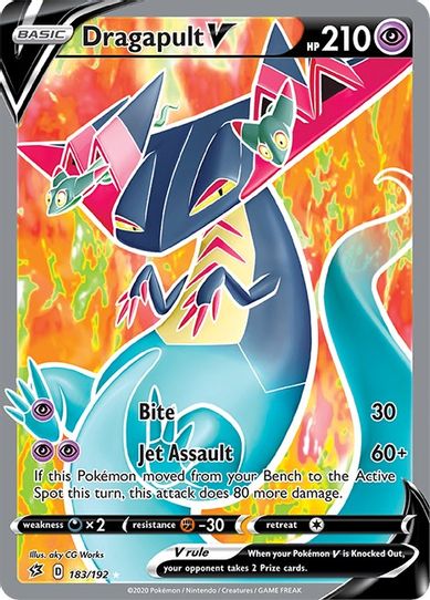 Dragapult V (Full Art) (183/192) [Sword & Shield: Rebel Clash]