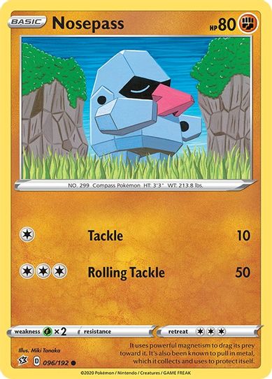 Nosepass (096/192) [Sword & Shield: Rebel Clash]
