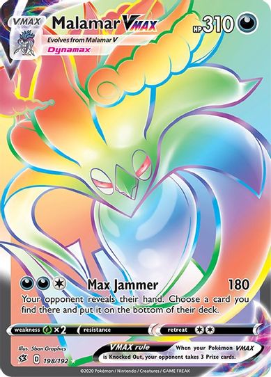 Malamar VMAX (Secret) (198/192) [Sword & Shield: Rebel Clash]