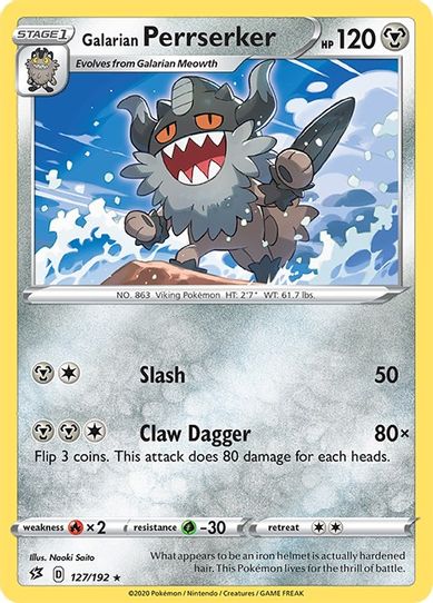 Galarian Perrserker (127/192) [Sword & Shield: Rebel Clash]