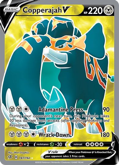 Copperajah V (Full Art) (187/192) [Sword & Shield: Rebel Clash]
