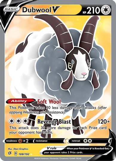 Dubwool V (Full Art) (188/192) [Sword & Shield: Rebel Clash]