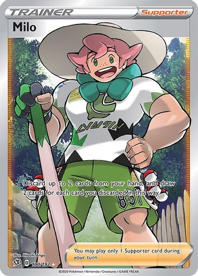 Milo (Full Art) (190/192) [Sword & Shield: Rebel Clash]