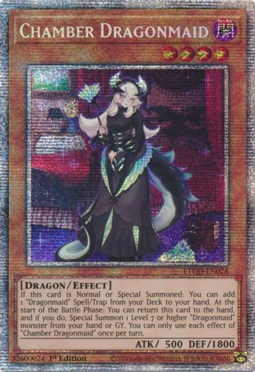 Chamber Dragonmaid (Starlight Rare) (ETCO-EN026) [Eternity Code]