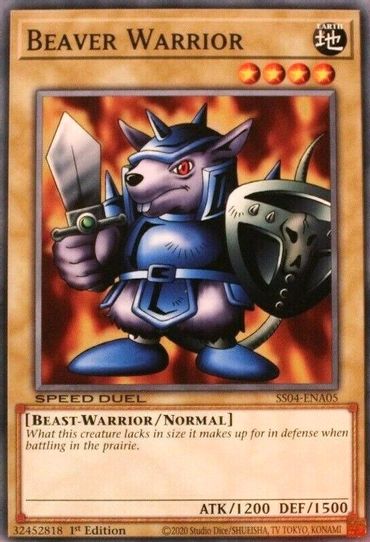 Beaver Warrior (SS04-ENA05) [Speed Duel Decks: Match of the Millennium]