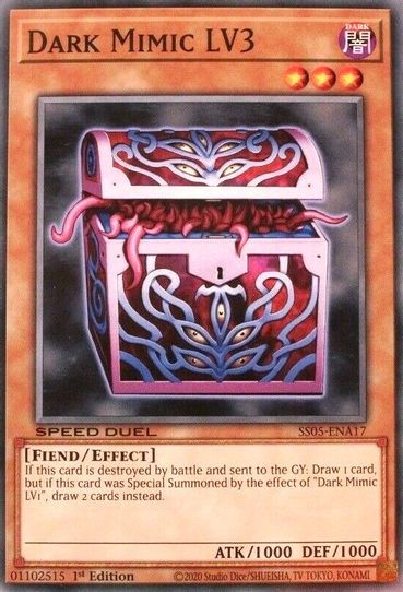 Dark Mimic LV (SS05-ENA17) [Speed Duel Decks: Twisted Nightmares]
