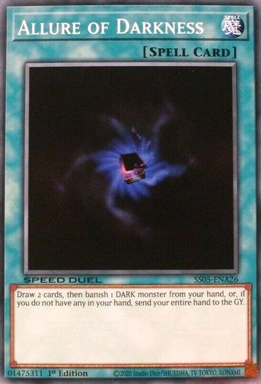 Allure of Darkness (SS05-ENA26) [Speed Duel Decks: Twisted Nightmares]