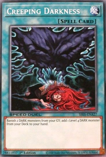 Creeping Darkness (SS05-ENA27) [Speed Duel Decks: Twisted Nightmares]