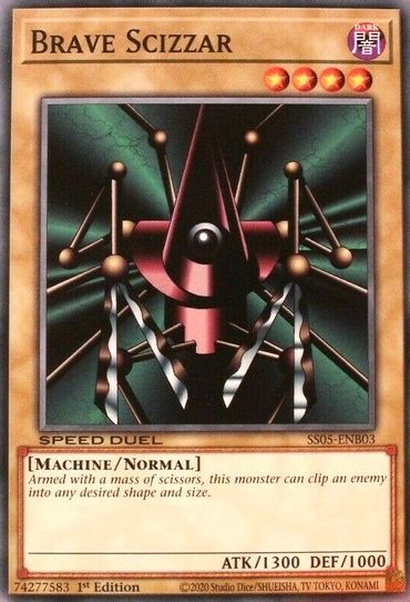 Brave Scizzar (SS05-ENB03) [Speed Duel Decks: Twisted Nightmares]