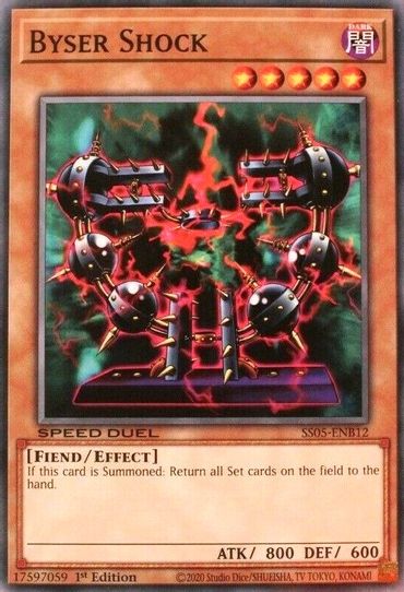 Byser Shock (SS05-ENB12) [Speed Duel Decks: Twisted Nightmares]