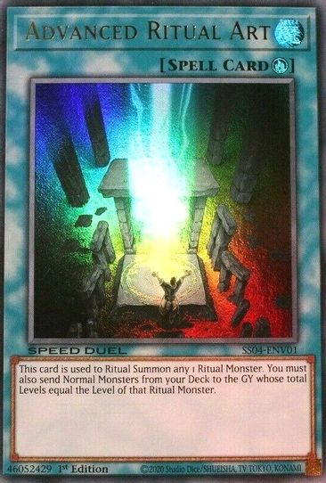 Advanced Ritual Art (SS04-ENV01) [Speed Duel Decks: Match of the Millennium]