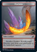 Feather // Human Soldier Double-sided Token [Ikoria: Lair of Behemoths]