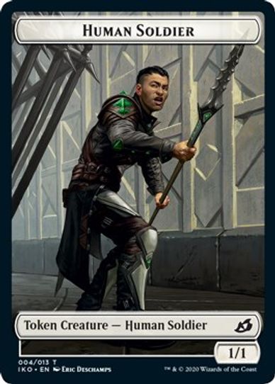Cat Bird // Human Soldier Double-sided Token [Ikoria: Lair of Behemoths]