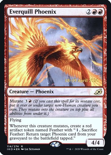 Everquill Phoenix (114) [Prerelease Cards]