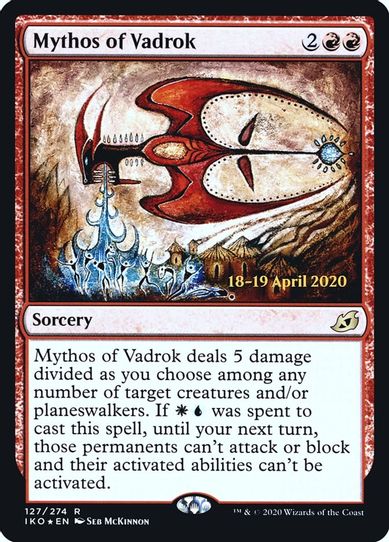Mythos of Vadrok (127) [Prerelease Cards]