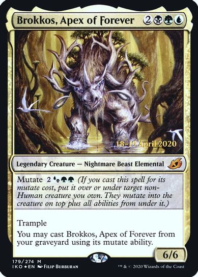 Brokkos, Apex of Forever (179) [Prerelease Cards]
