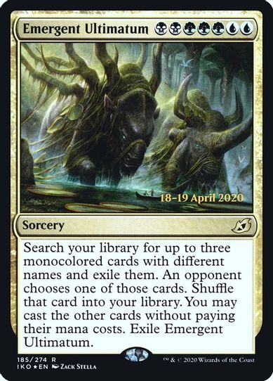 Emergent Ultimatum (185) [Prerelease Cards]