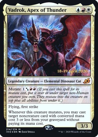 Vadrok, Apex of Thunder (214) [Prerelease Cards]