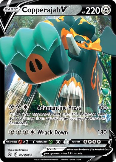 Copperajah V SWSH030 (SWSH030) [SWSH: Sword & Shield Promo Cards]